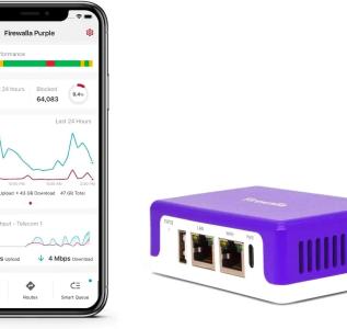 Firewalla Purple SE Cybersecurity Firewall - No Monthly Fee