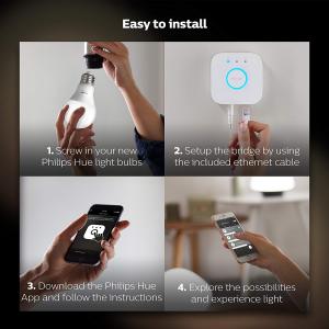 Philips Hue White LED Smart Bulbs