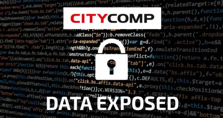 Financial and private data leaked after a cyber attack at CITYCOMP